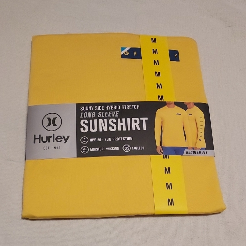 Hurley Yellow Long Sleeve Sunshirt